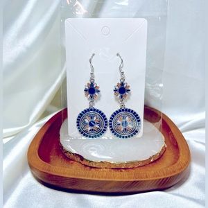 Southwestern Circles Dangle Earrings